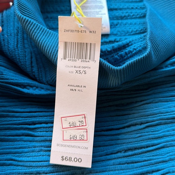 BCBGeneration Teal Bodycon Skirt - Picture 3 of 4